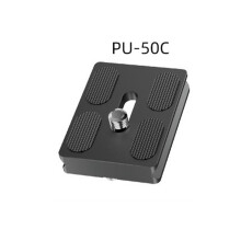 PU-50C Universal Tripod Plate Quick Release Plate Camera Quick Clamp PU Plate for Dslr Camera Arca Swiss Ballhead Tripod