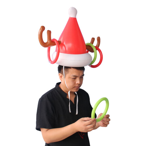 Inflatable Santa Reindeer Ring-Toss Christmas Game 1