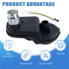 555 24V 18000RPM Children Electric Car High Power Drive Motor and Gear Case,Rideable Toy Car Gear Case