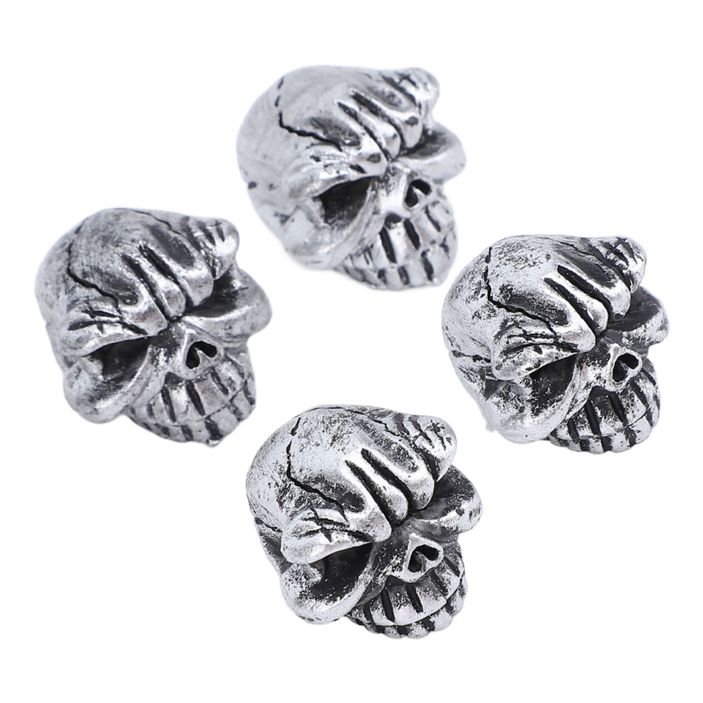 4Pcs Skull Style Universal Tire Valve Stem Caps For Car Truck Bike Motorcycle 8451385130417