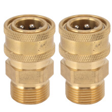 Kit ligero de conexión y cambio rápido, acoplamiento rápido de ajuste universal para hidrolimpiadoras de 4000-5000 PSI, accesorios de presión