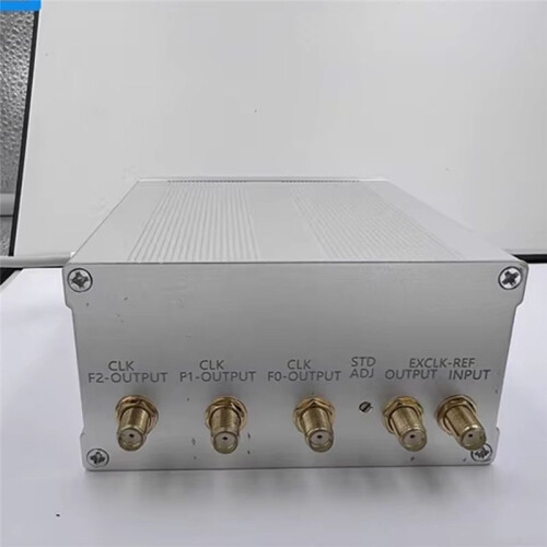 10M 0.1ppm OCXO Adjustable Frequency Standard 2.5K-200M Clock Source Module W/ SMA Female Connectors 2