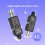 Microphone Wireless System Micphone Wireless Transmitter UHF Transmitter & Receiver for Dynamic/Condenser Microphon 10