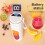 Juicer Cup Wireless Charging Small Portable Juicer Cup Multifunctional Household Fully Automatic Fruit Blender White 3