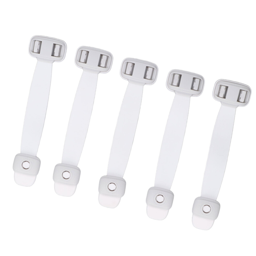 5pcs Child Strap Lock Safety - Multi-Purpose Drawer & Cabinet Latches