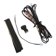 P1P 12W 5V barra LED – 75mm striscia,300mm linea,PC trasparente