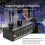 Audio Switcher -6-Way 3.5/6.35mm Stereo Audio  - Signal Source Switcher Selector Splitter Box with  Controller 6