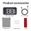 Display for Car, Car HUD Windshield Speedometer Projector with Speed,Automatic Light Sensing, for All Car Models 2