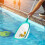 Pool Cleaning Net, Three-Section Pole, Long Handle Design, Convenient for Pool Cleaning, Removable Leaf Catcher 3