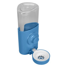 Dispenser d'acqua appeso blu da 600 ml, beccuccio antigoccia