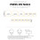 24pcs Daisy French False Toenails, Spring Summer Glossy 9
