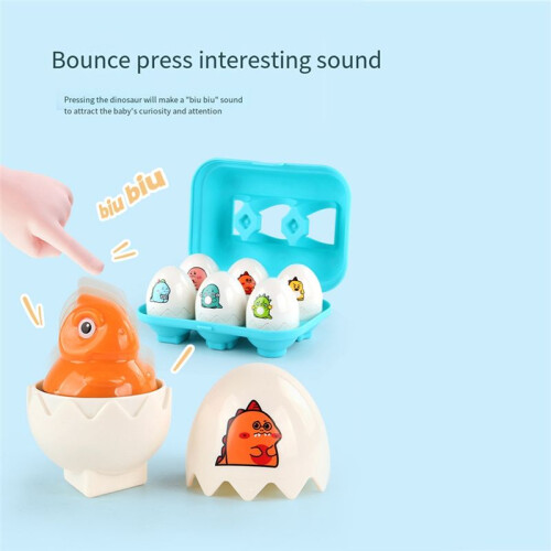 6PCS 3D Eggs Puzzle Learning Education Math Toys  Game Easter Gifts for 1 2 3 Year Old 2