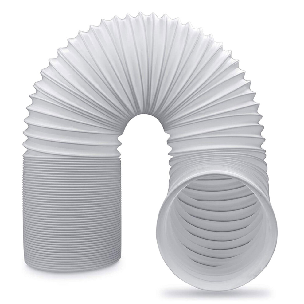 (15Cm) Heavy-Duty Adjustable Dryer Vent Hose With Clamps 6017806770178