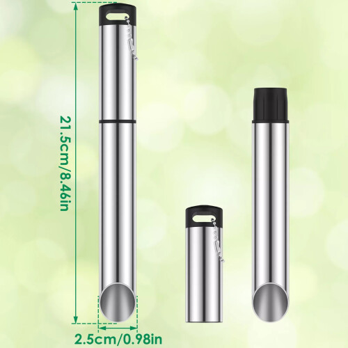 Auto-Pop Stainless Steel Soil Puncher for Gardening 2