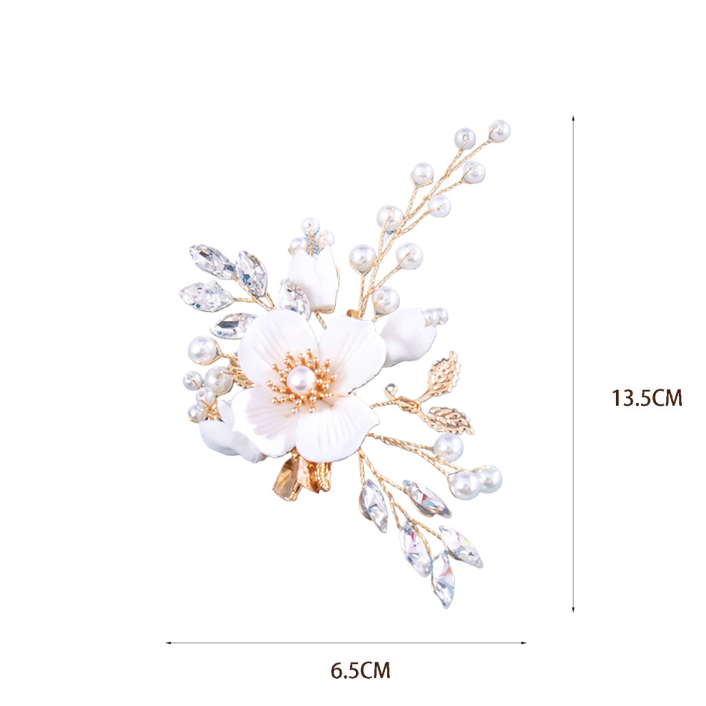 Hue-Grain Gold Leaf Hair Clip For Thick Hair Styling