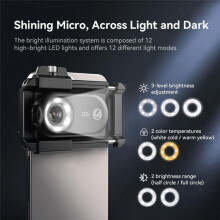 Mobile Phone Microscope Lens with CPL LED 3 in 1 Macro Magnifier Kits Biological Microscope for Phone Lens 150X