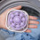 (Purple) Reusable Washing Machine Hair Filter Net Bag 3