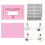 (Pink style) Love Notes Scratch Cards for Couples - 50 Chars 1