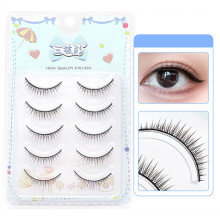 (208 Black Meta) Natural False Eyelashes, Lightweight & All-Day Comfort