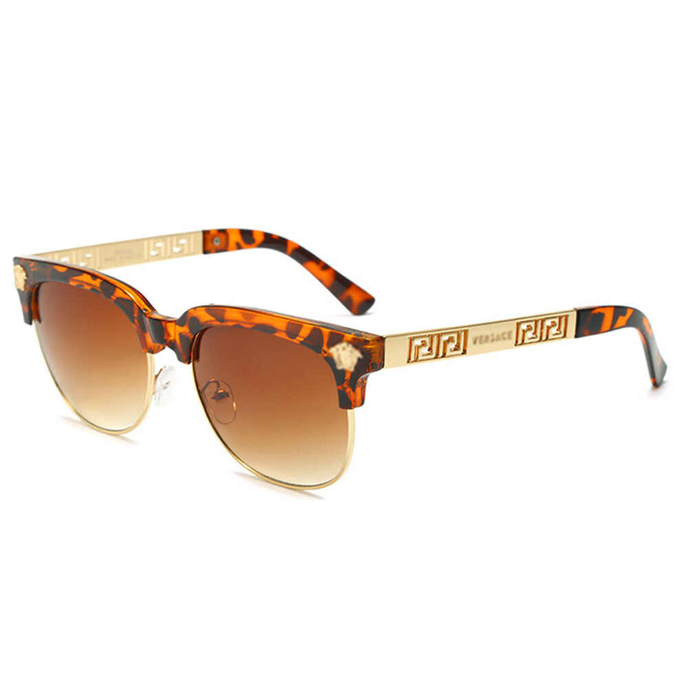 Dachuang Beauty Blue/Light (Leopard Double Tea) Blocking Glasses & Shades