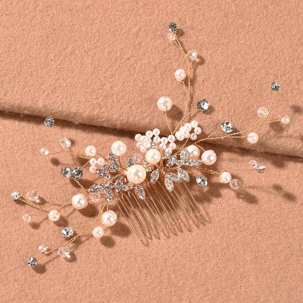 Dachuang Beauty Unisex Rhinestone Alloy Hairpin Comb For Women