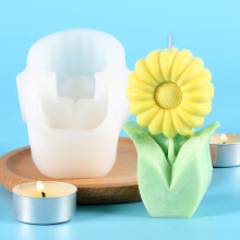 (2549) Epoxy Tulip Mold for DIY Candle & Decor