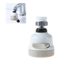 Adjustable Faucet Booster Shower Head, Water Saving Filter Nozzle, ABS & Stainless Steel