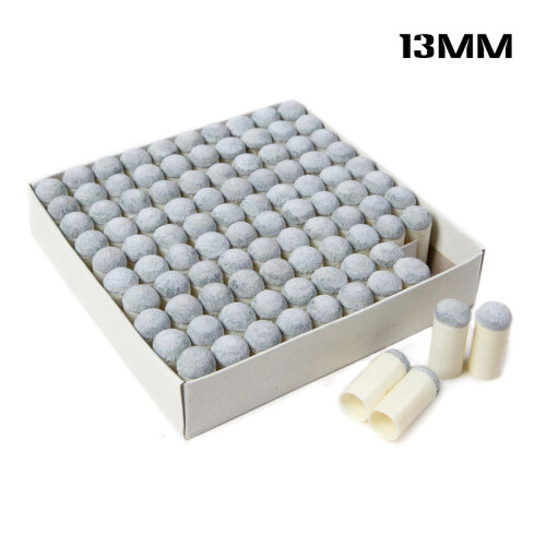 (13mm) 20 Embouts de Queue Billard, Peau
