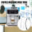 2X Fully Automatic Coffee Machine Milk Replacement Hose for  and  Coffee Machine Milk Hose Cleaning 3