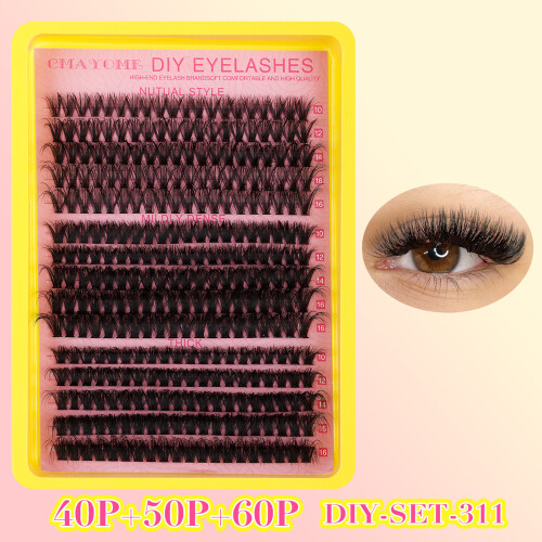 (Single Eyelash) Tekoripset mustat 10–16 mm, iltamenoihin 1