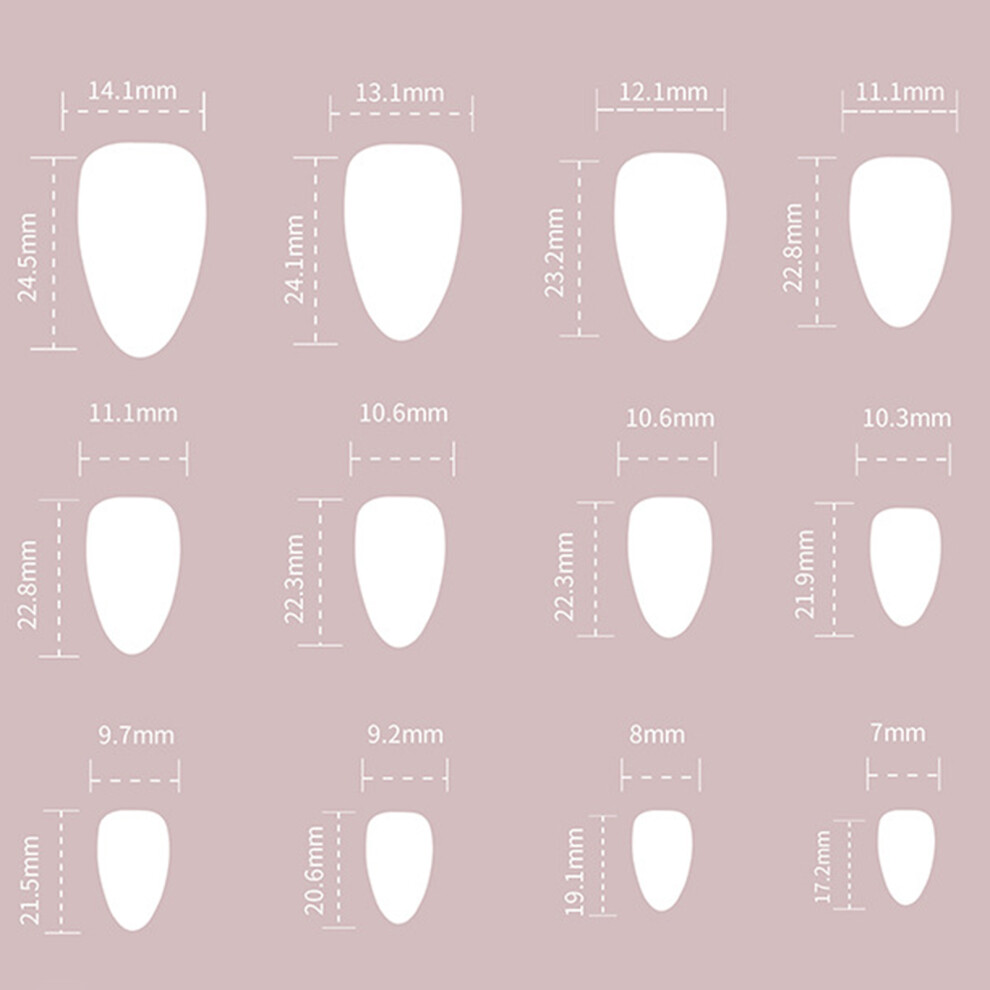 Dachuang Beauty Smudge-Proof Fake Nails For Daily & Party Wear