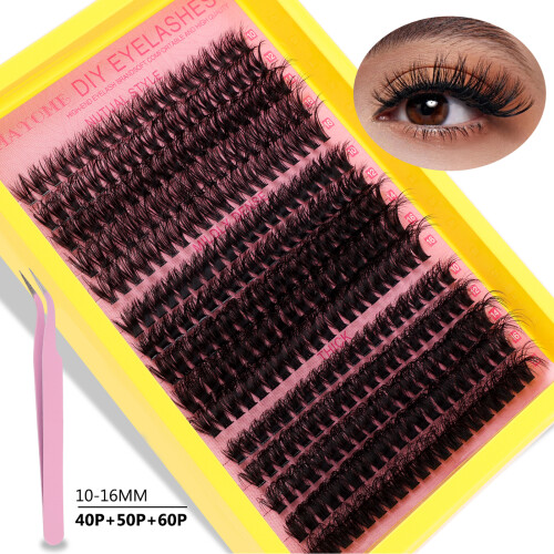 (Single Eyelash) Tekoripset mustat 10–16 mm, iltamenoihin 2