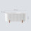 Light Luxury Makeup Desk Organizer Multi Compartments White 280g 2