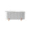 Light Luxury Makeup Desk Organizer Multi Compartments White 280g 3