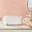 Light Luxury Makeup Desk Organizer Multi Compartments White 280g 4