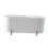 Light Luxury Makeup Desk Organizer Multi Compartments White 280g 12