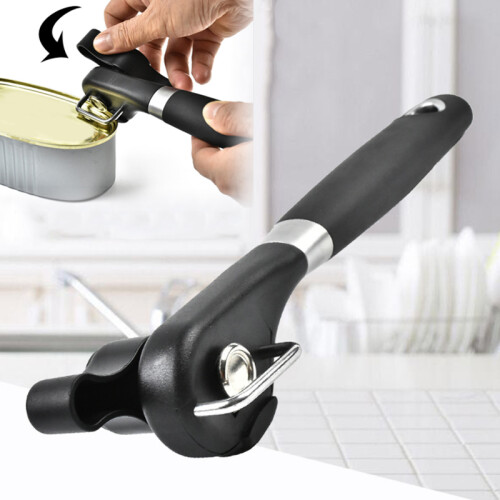 Safe Manual Can Opener for Steel Cans