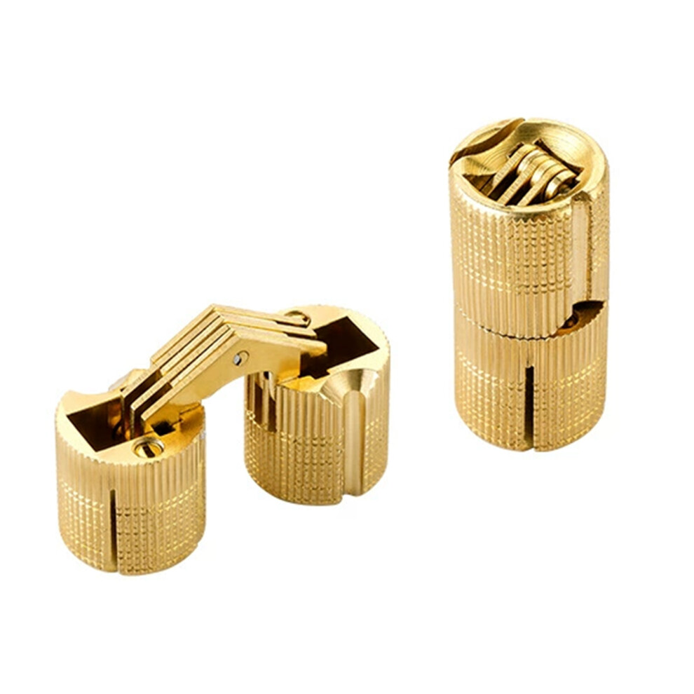 (8Mm) Hidden Copper Cabinet Hinge 180 For Glass 6017806772806