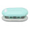 Mini Handheld 3 Hole Puncher, Green, 5 Sheets, 7mm Depth 3