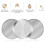 9 Pack Metal Reusable Coffee Filter Mesh for  Coffee Maker Espresso Maker, Silver 5