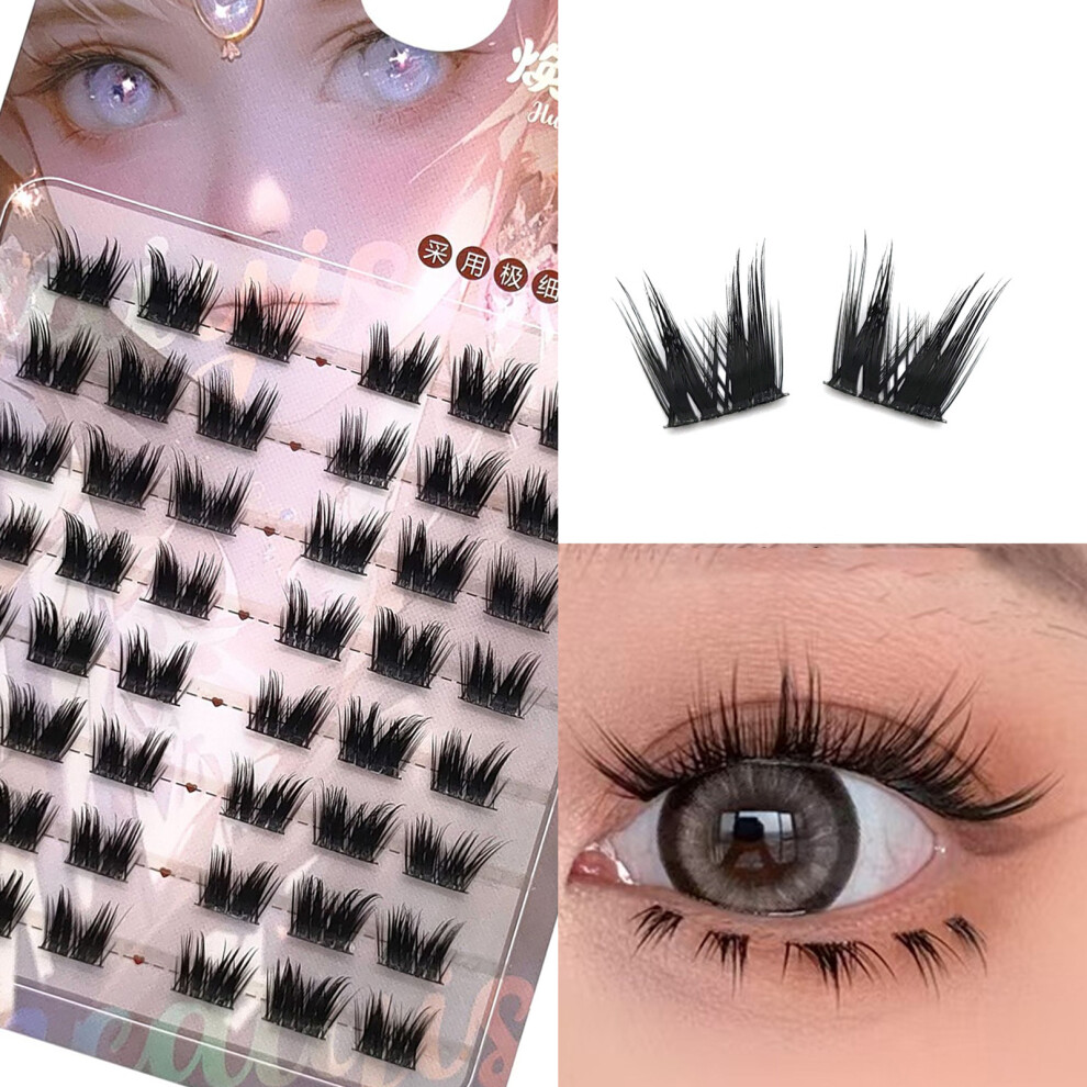 Dachuang Beauty Natural Wispy Lashes For Eye-Lift Effect (50 Chars)
