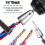 2Pcs Wire Twisting Tool 1/4Inch Hex-Shank Electrical Cable Wire Stripper and Twister Wire Stripping Tool WireNut Twister 5