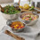 Stainless Steel Mixing Bowl Set Multipurpose Soup Basin 5 Sizes Space Saving Nesting Bowls Set 2
