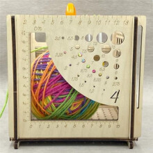 All-In-1 Wooden Yarn Bowl - Yarn Bowl Knitting Bowl, Knitting Bag Yarn Storage, Knitting Bowl for Knitters Great Gift