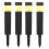 4PCS Solar Powered Solar-Powered De-Icing Light, Solar Outdoor De-Icing Light, Solar Ground Plug-in Light Warm Light 1