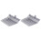 Manure Fork Replacement , Pitchfork , Horse Manure Rake, for Picking  Manure, Stable Waste Removal,Grey,2pcs 1