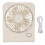 Ventilatore da tavolo USB 2000mAh compatto giallo mini raffreddamento 2