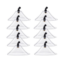 10 Pcs Drift Guard with Flat Sprayer Nozzle Spray Shield for Most Sprayer From Drifting, Suitable for Farm Garden Lawn