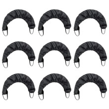 9Piece Beard Bandana Covers Facial Beard Apron Caps Guard Bedtime Bib