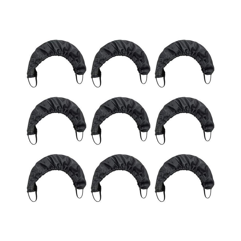 9Piece Beard Bandana Covers Facial Beard Apron Caps Guard Bedtime Bib